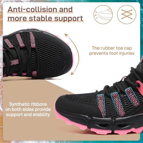 Image of ziitop Womens Hiking Water Shoes for Women Quick Dry Outdoor Sport Sneakers Non Slip Lightweight Breathable Summer Trekking and Walking Climbing Shoe