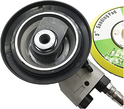 Buffer 5 Zoll NonVacuum Matte Surface Circular Pneumatic Schleifpapier Random Orbital Air Sander Polierte Schleifmaschine Handwerkzeuge Effizientes Polieren – Bild 5