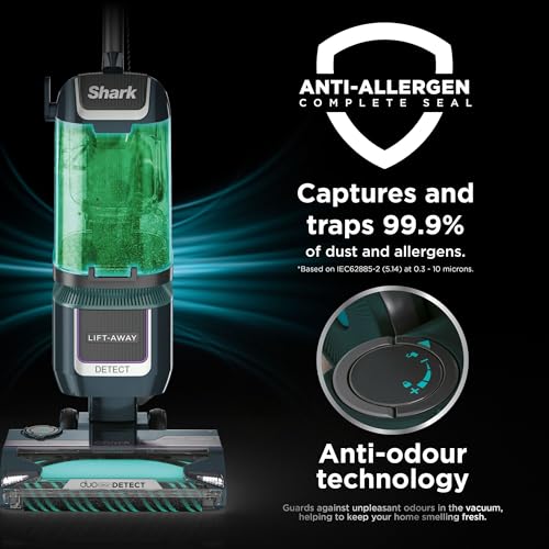 Shark Detect Xl Corded Upright Vacuum Cleaner, Ultra-Powerful Pet Hair Pick-Up, Duoclean Detect, Direction Detect, Anti-Allergen, 2.5L Xl Dust Cup, Lift-Away Technology, 8M Cord LA791UKT - 9
