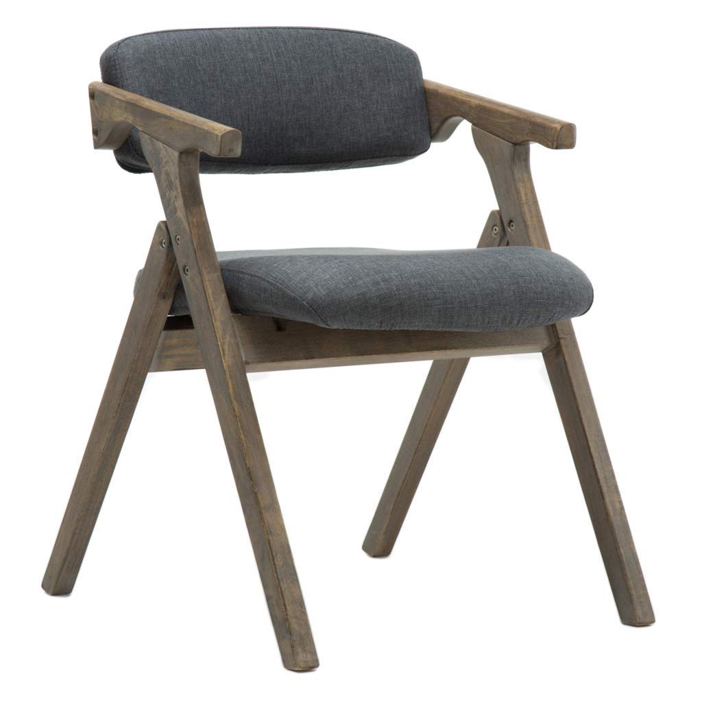 Amazon｜ヴィンテージ無垢材折りたたみダイニングチェアキッチンアーム