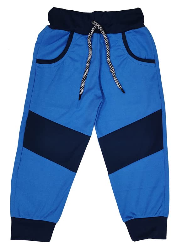 100LUCK Cotton Regular Fit Track Pants, Kids Joggers, Lowers and Pajama for Boys and Girls (Multicolor) 4