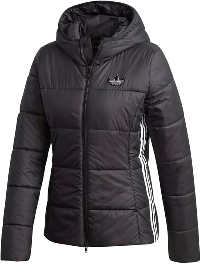 adidas Originals Womens Slim Jacket, Black, X-Small at Amazon