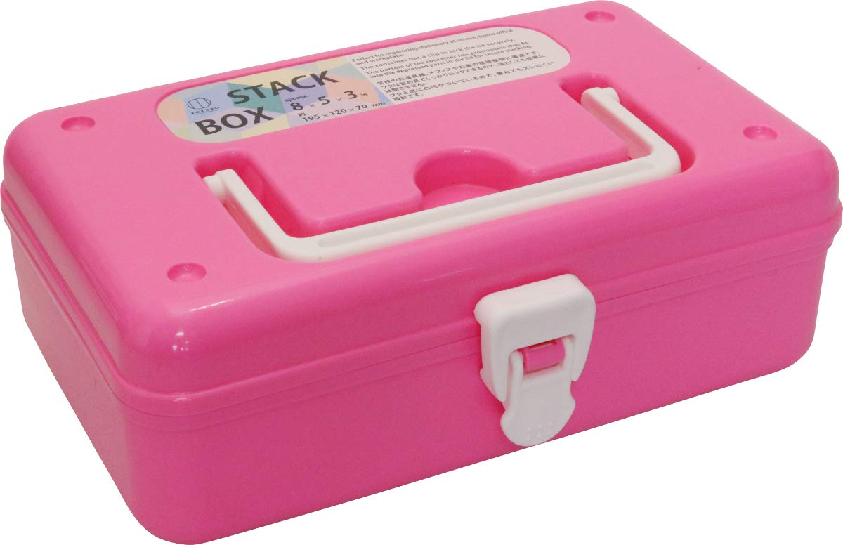 Amazon｜KOKUBO(コクボ) スタックボックス 収納ボックス フタ付 持ち