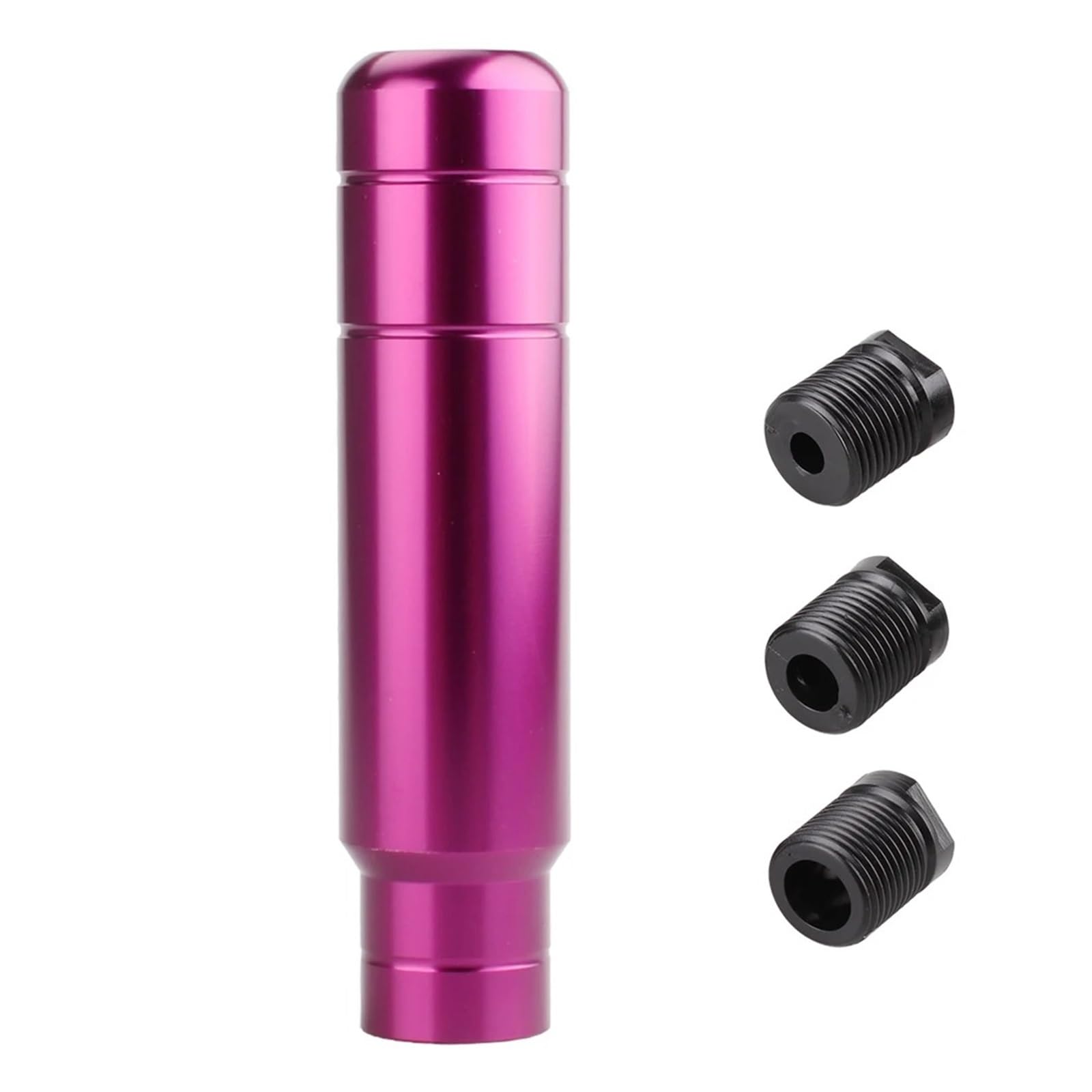 DAJMSUY 13cm Aluminum Car Gear Shift Knob Shifter Lever Head for Universal Manual Transmission Car Gear Shift(Purple)