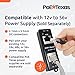 Poe Texas PoE Injector - Single Port 4 Pair PoE+ Injector/Splitter - Power Over Ethernet Passive PoE Adapter for 802.3af / PoE+ / PoE++ 10/100/1000 Gigabit Data - Mode A/B Wall Mount Plug & Play