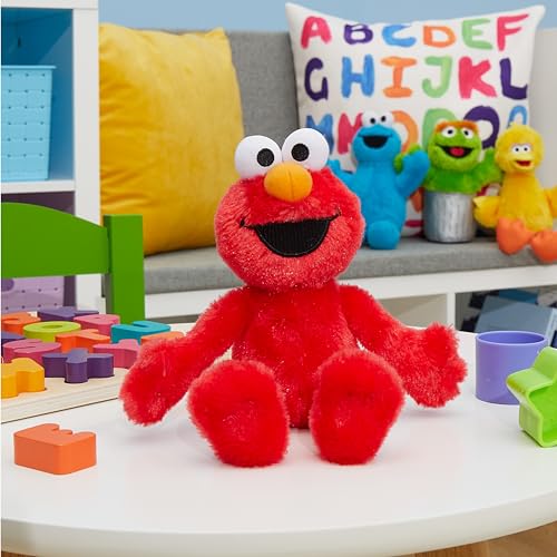 Just Play 57563 Sesame Street Friends 8-Inch Elmo Sustainable Plush Stuffed Animal, Kids Toys thumb #4