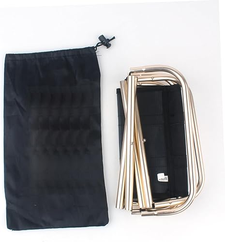 Miniatura 8 de GALPADA Silla de pesca al aire libre portátil ligera con diseño de mochila plegable, tela Oxford, tela transpirable, fácil de transportar para