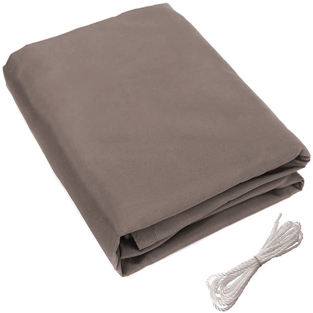 Voile D'ombrage, Voile D'ombrage Rectangulaire, Protection des Rayons UV Et Tissu Imperméable, Voile D'ombrage pour Extérieur/Terrasse/Jardin (3mx5m,Brown)