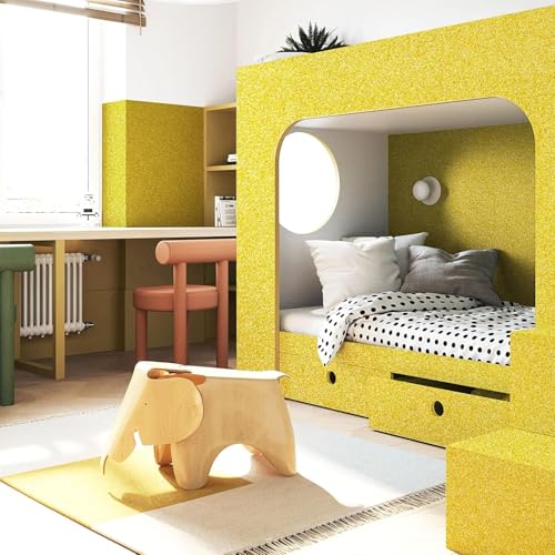Image of Golden Glitter Wallpaper Stick and Peel Contact Paper Decorative Self Adhesive for Cricut Sticker Paper Window Christmas Decor Letters Mugs Craft Project 16 x 240 Inch