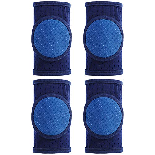 Ruiqas 2 Paar Baby Crawling Anti-Rutsch-Knieschoner Einstellbarer elastischer Knie-Ellbogen-Bein-Sicherheitsschutz für Kleinkinder Cover
