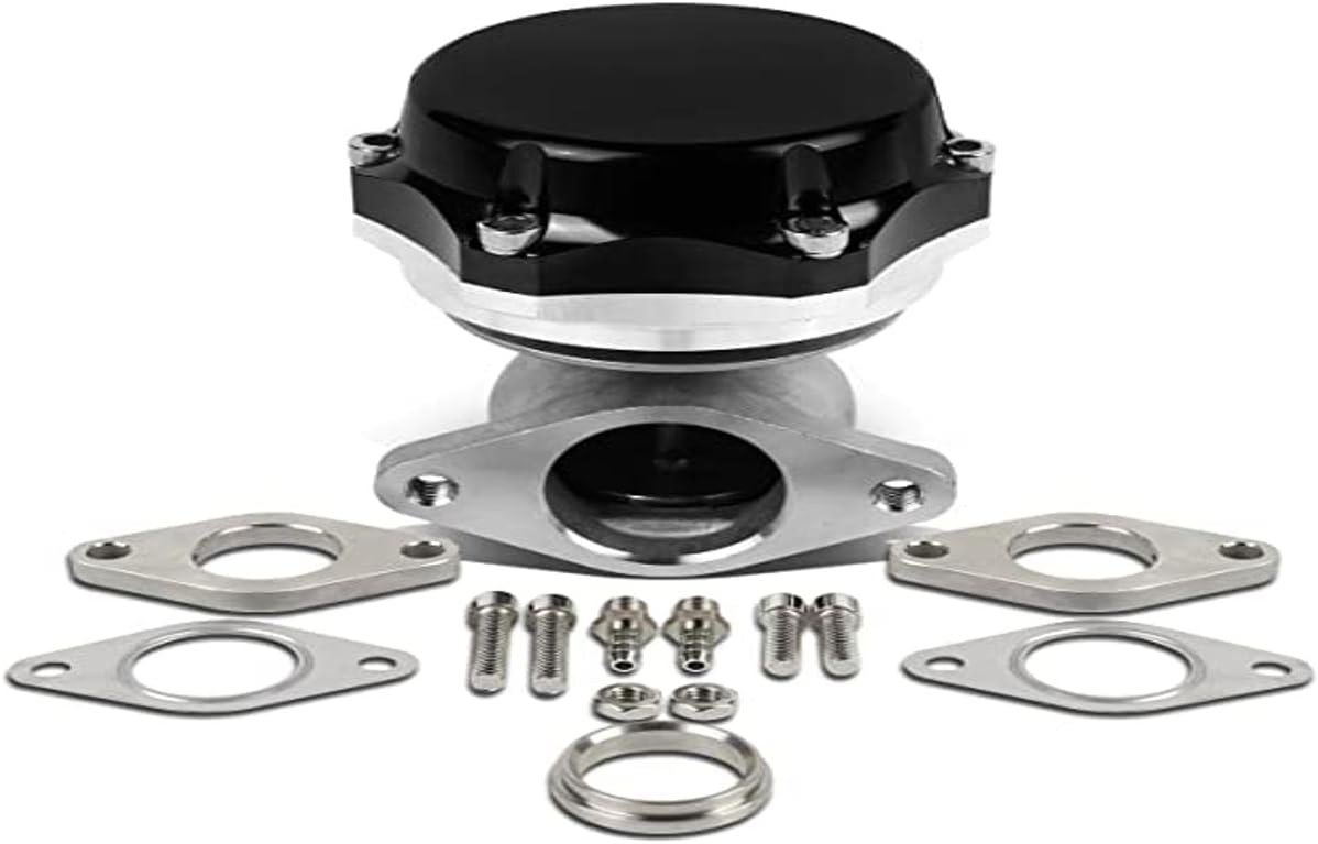 DNA Motoring WG38BKT3 Black Type3 38mm External Turbo Manifold