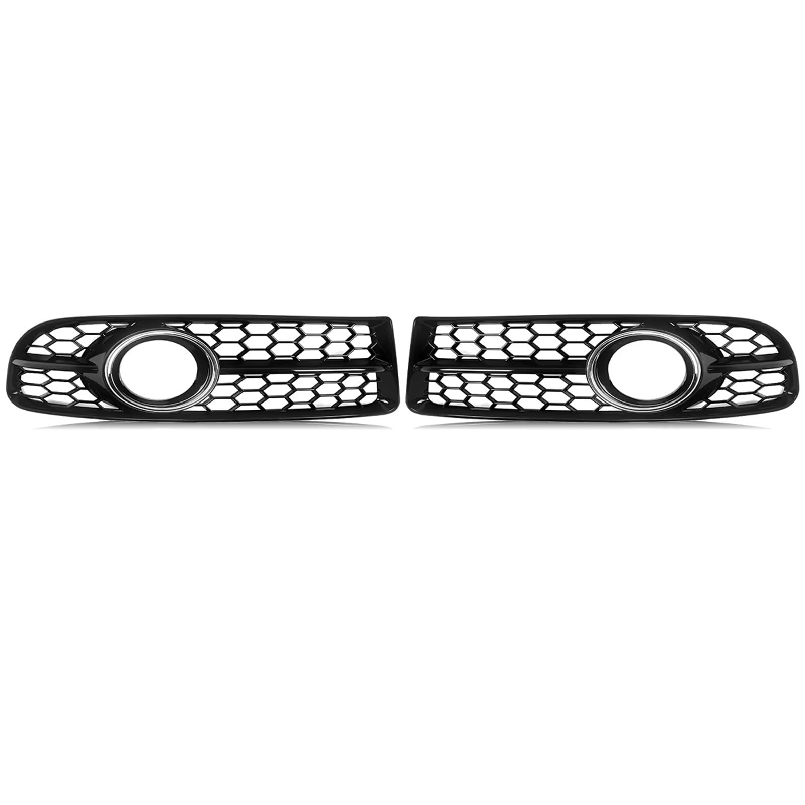 Accessoires extérieurs pour A4 B7 2006 avec cache calandre antibrouillard noir - 7