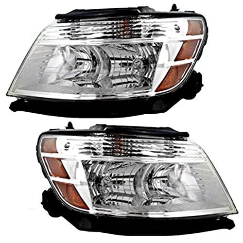 BAP Fits 08-09 Taurus Left & Right Headlamp Assemblies - Set