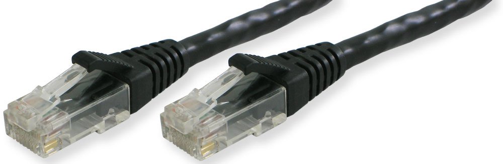 Lynn Electronics OLG20CBKK-040 Optilink CAT6 Made in the USA Snagless Ethernet Cable, 40-Feet, Black