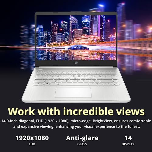 HP Laptop 14" FHD Ryzen 3 16GB 1TB SSD Plata miniatura 3