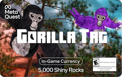 Gorilla Tag: 5000 Shiny Rocks In-Game Currency [Digital Code]