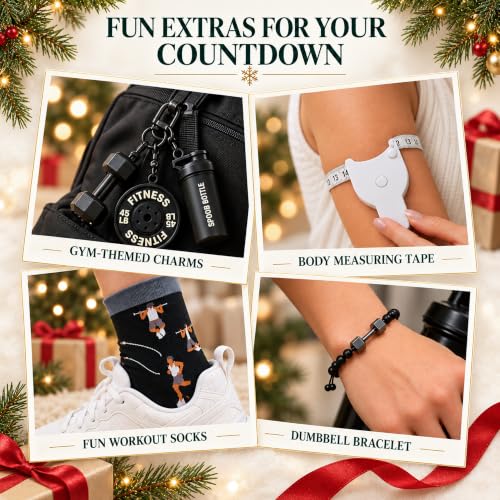 Gleemoria Fitness Advent Calendar 2026, 24-Day Christmas Countdown Gift - image 7