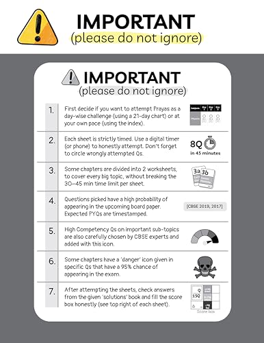 Image of Educart PRAYAS CBSE Class 12 Physics, Chemistry, Mathematics and English Core (Chapterwise Most Important Qs for Board Exam)