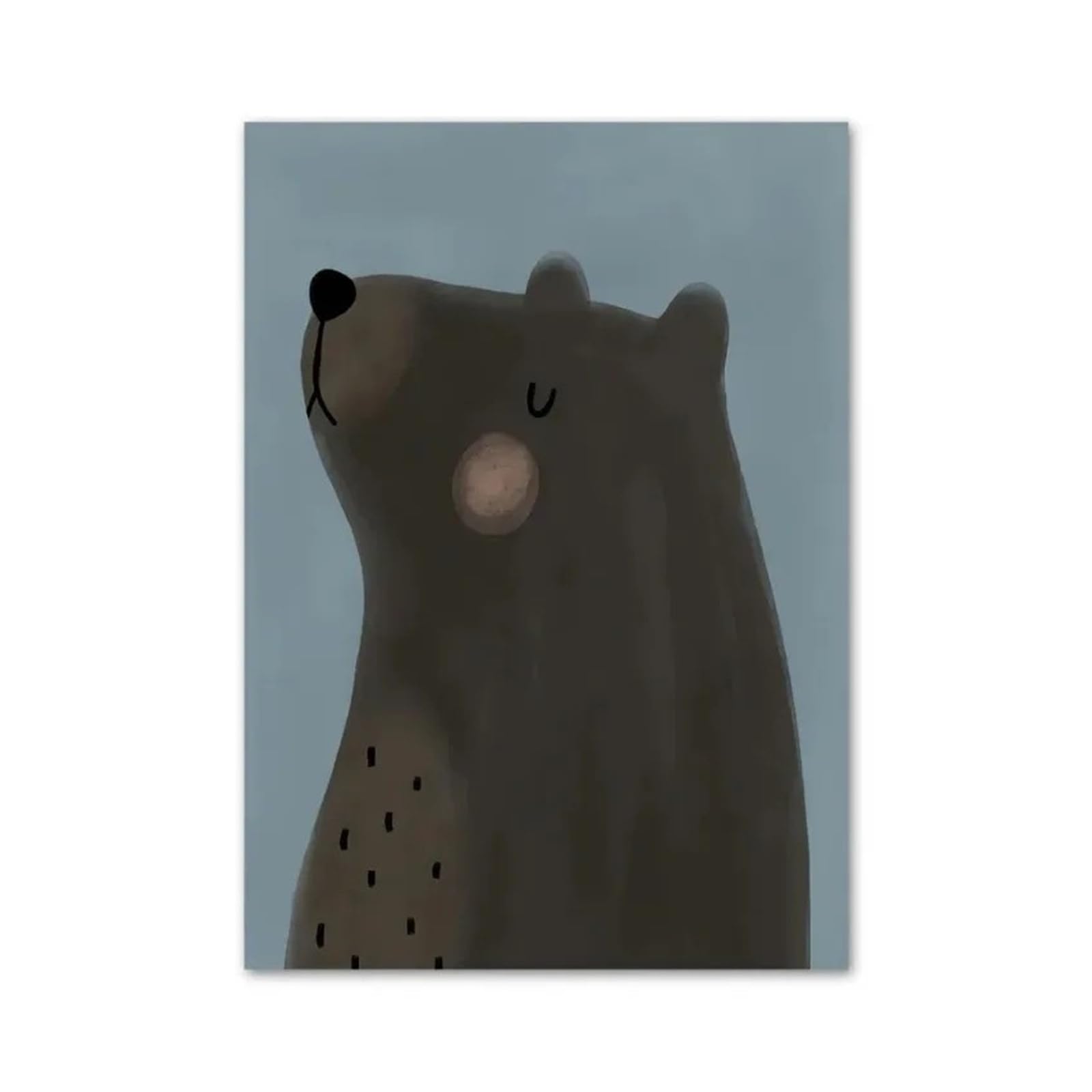 Xenite C Wall Art Anvas Prints Anvas Painting Rabbit Heetah Bear Panda Peace Pigeon Ute Wall Art Nordi Poster(,50X70cm)