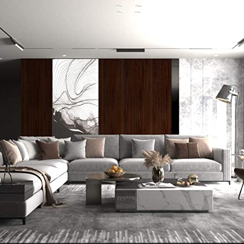 Image of Peel and Stick Wallpaper for Walls (45x300 cm) Pack of 1 | Waterproof Self Adhesive PVC Wallpaper for Bedroom, Living Room, Home, Office & Cupboard (Brown Textured)