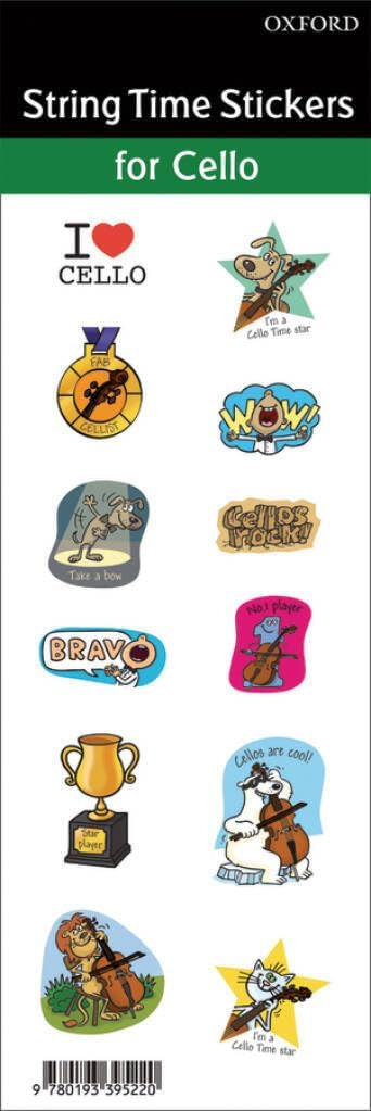Cello Time stickers