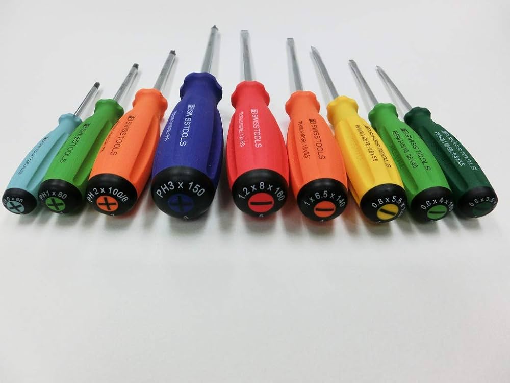 Amazon | 8190/8100/9RB スイスグリップレインボードライバー9本