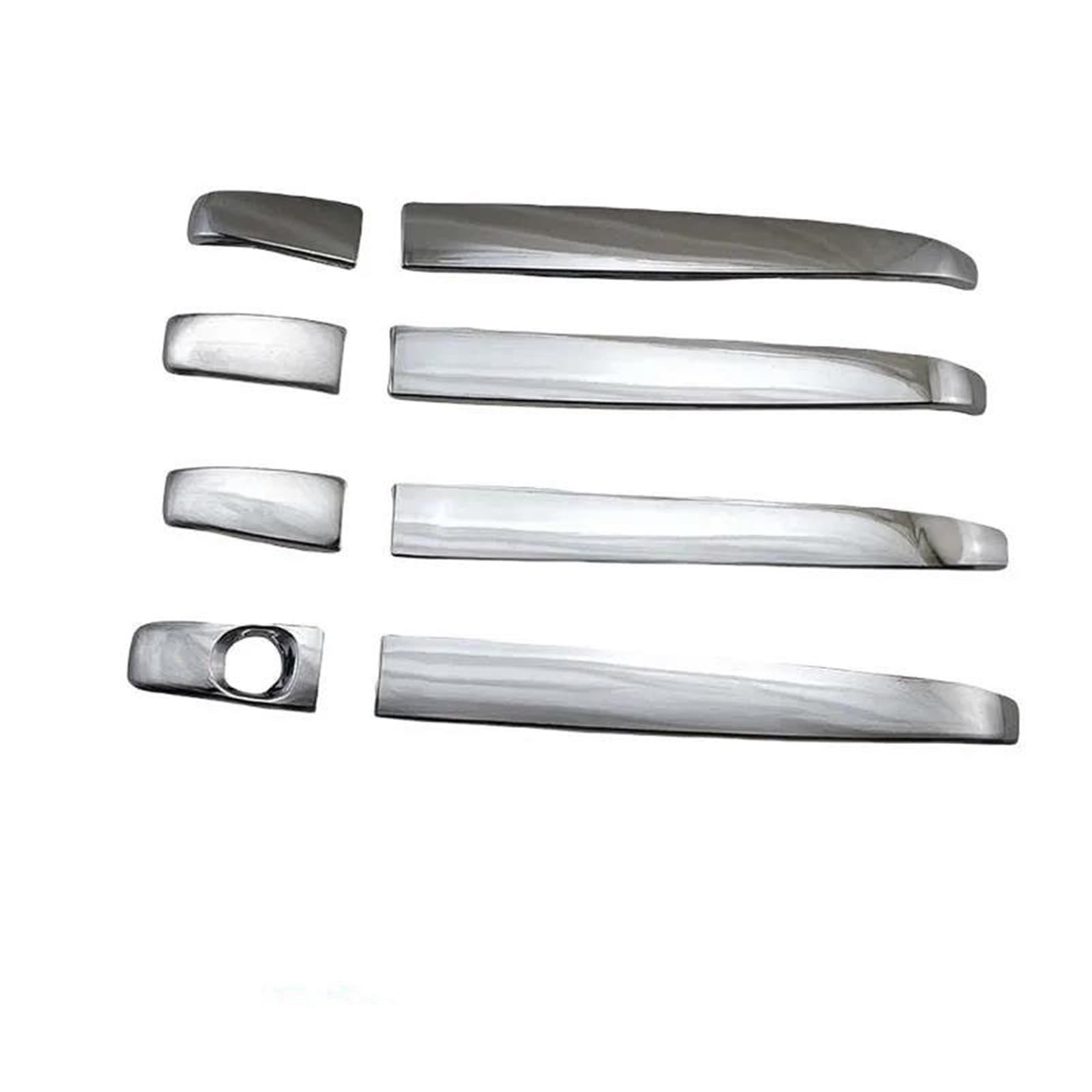 YSDSLS Door Handle Cover Stickers Exterior Parts Car Accessories Trim for Toyota for Camry 2012-2017(Chrome Silver 8pcs)