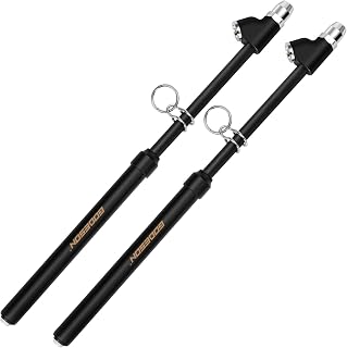 GODESON Heavy Duty Dual Head Tire Pressure Gauge 10-150 PSI - Straight-On for Semi Trucks, RVs, Buses (Pack of 2)