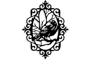 NBEADS Raven Art: Intricate Wall Decor for Gothic Charm