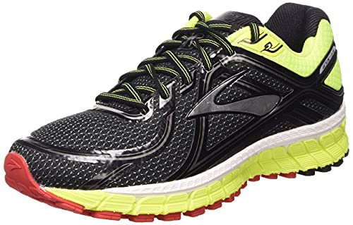 Brooks Herren Adrenaline GTS 16 Laufschuhe, Mehrfarbig (schwarz/grün)