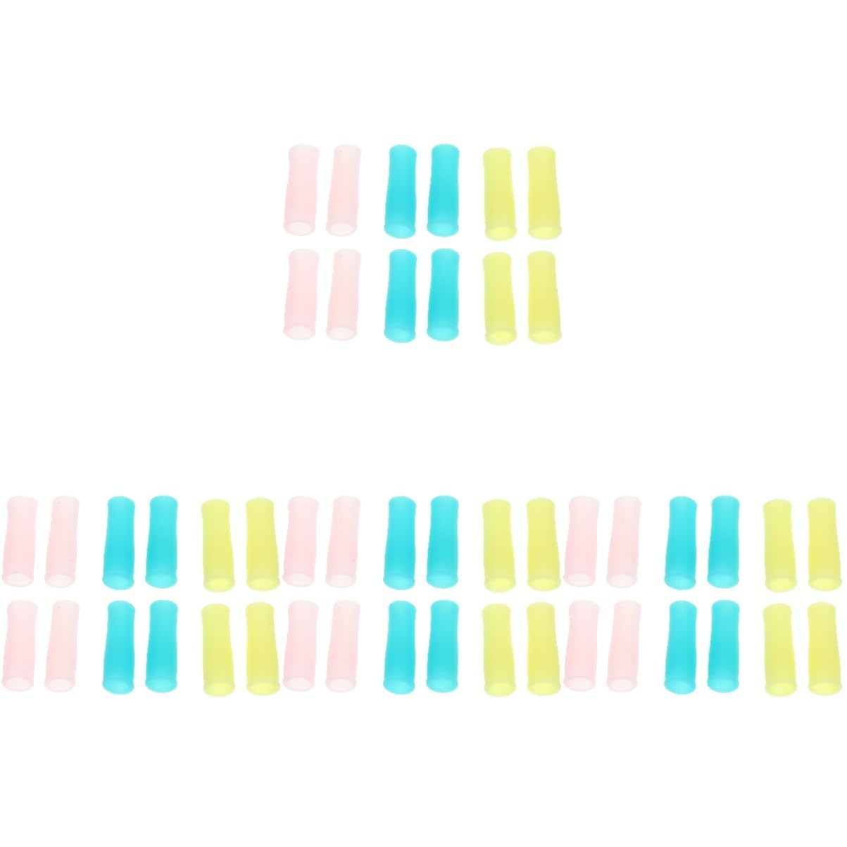 FOYTOKI 4sets Cuticle Cutter Handle Cover Trimmer Handle Protection Cover Nail Cutter 12pcs*4