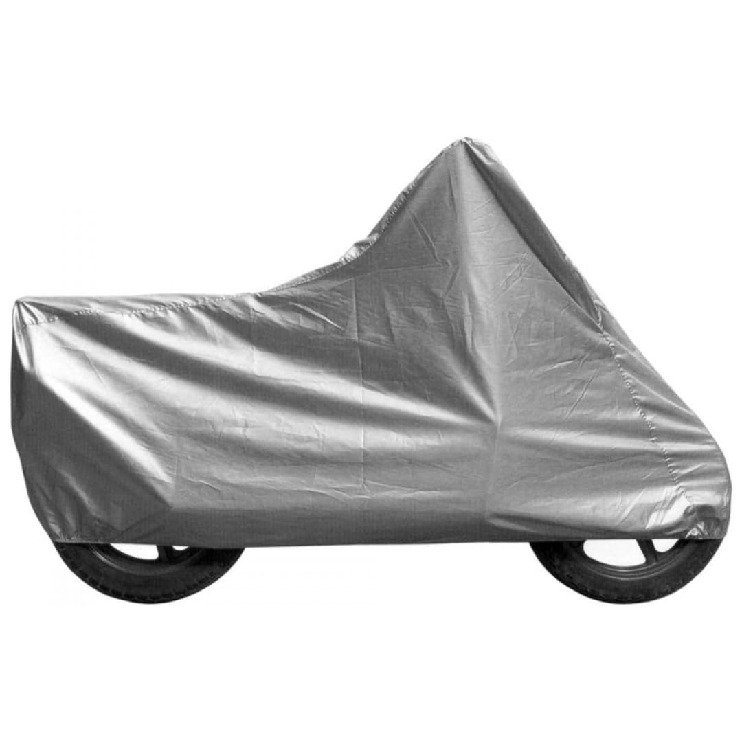 PARENCE.- Funda Impermeable para Moto y Bicicleta 205x125 cm – Protección Exterior e Interior Resistente a los Rayos UV, al Polvo y a la Intemperie – Funda Ligera de Aluminio con Cierre