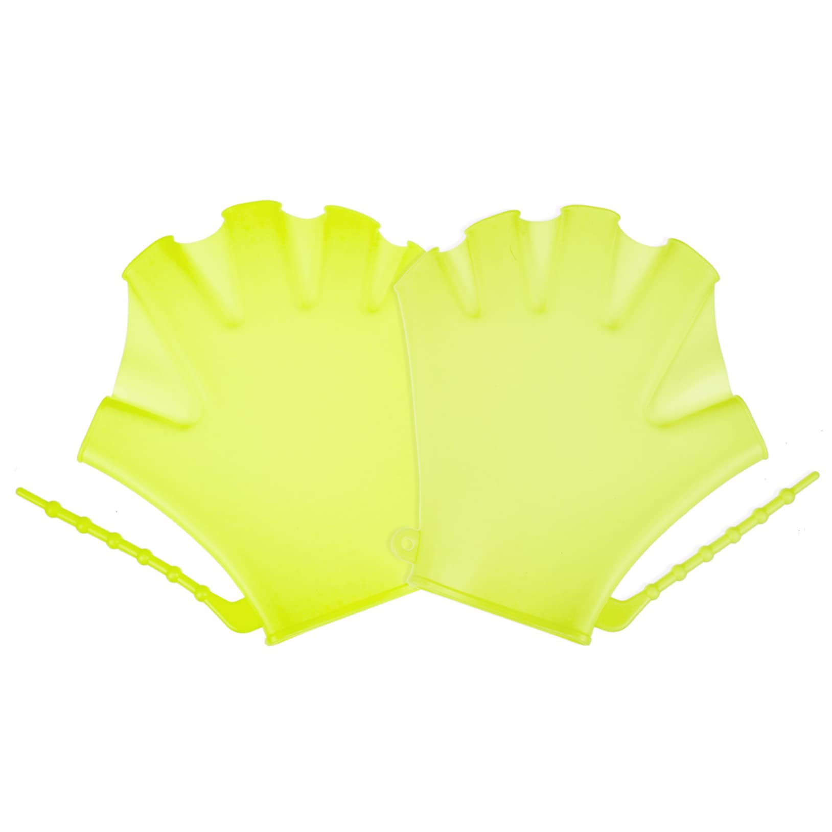 JOINPAYA 2Pcs Water Resistance Swim Gloves for Training Wrist Strap Diving Mittens for Adults for Upper Body Workout and Muscle Toning