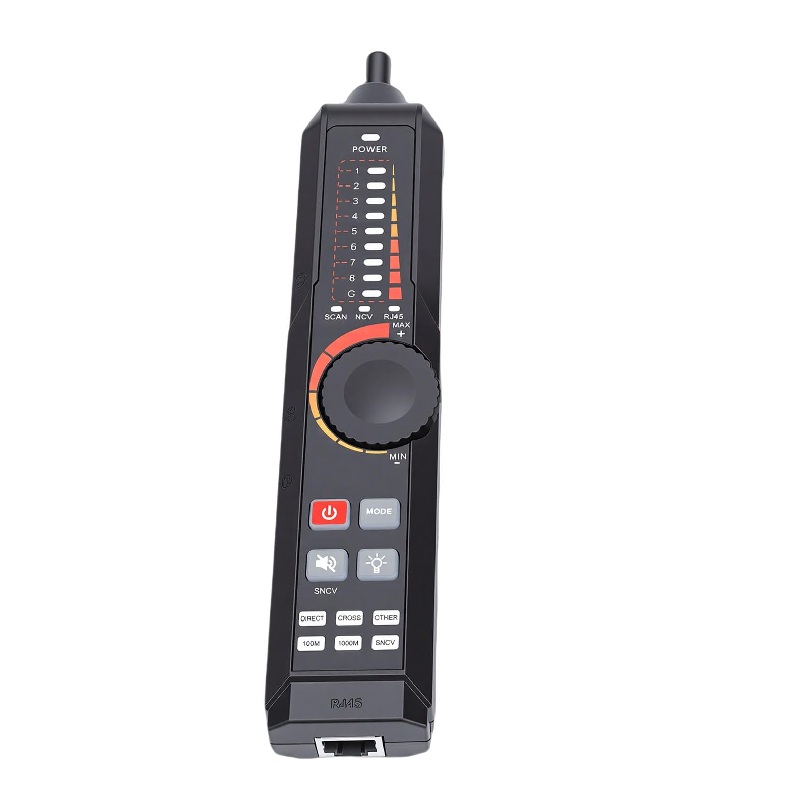 Tester per Cavi di Rete RJ45 Multifunzione, Test Avanzato Cavi UTP, Tracker Ethernet, per POE++ Rileva Lunghezza TDR NCV FTP, Touch Screen IPS da 4 Pollici con Batteria
