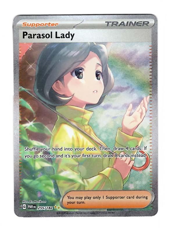 ポケモンカード PARASOL LADY SPECIAL ART RARE Amazon.com: Pokemon - Parasol Lady 255/182 - Paradox Rift