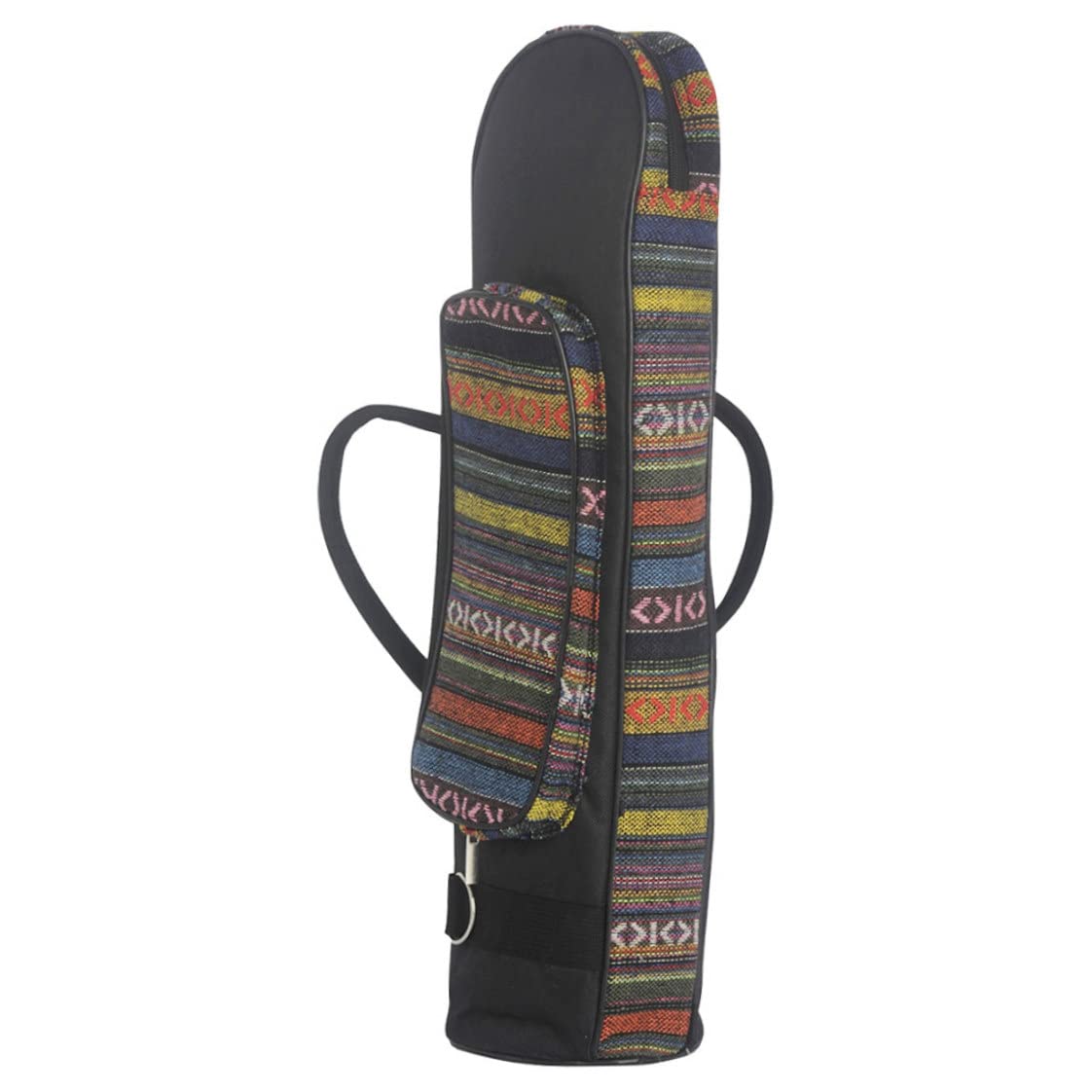Sac de transport pour trompette étui souple en tissu Oxford avec ceinture d'épaule Double fermeture éclair pour Instrument de musique