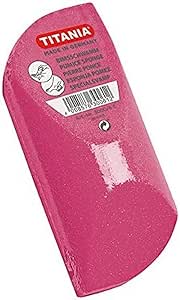 TITANIA Bimsschwamm, Handlich Geformt, Schrumpffolie, im Bedruckten ...