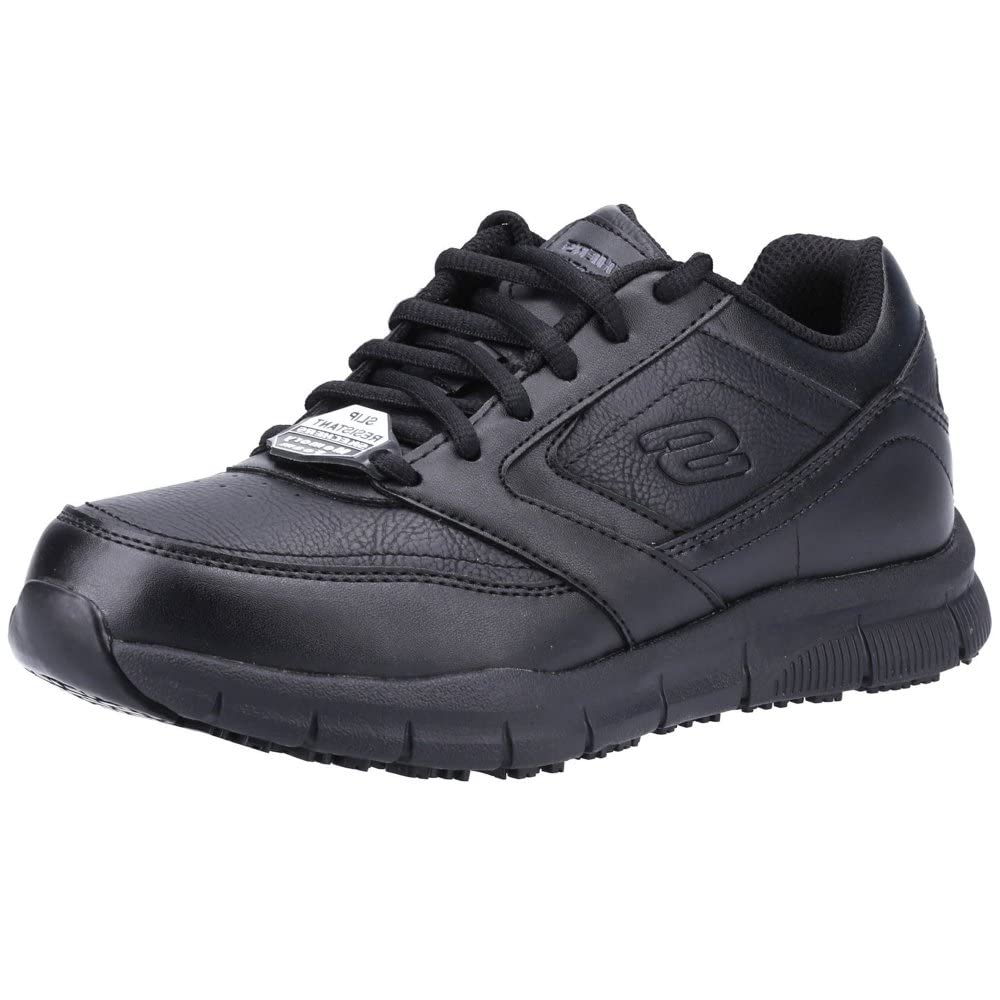 Skechers Workwear Women's Black Relaxed Fit Shoe Size 6