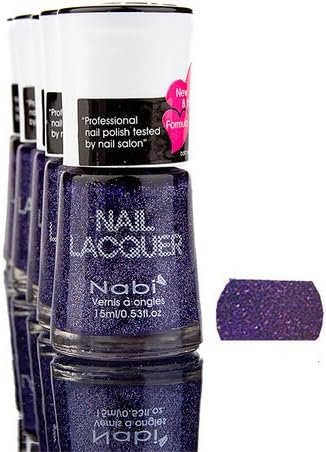 Nabi Nail Polish Glitter Collection Set B 15mL 6 Colors