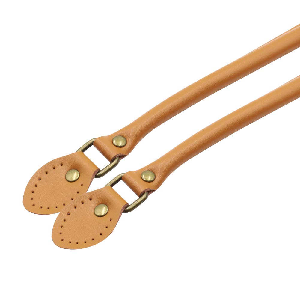 Asudaro Leder Trageriemen Set 50cm - DIY Taschengriffe Ersatz In Königsblau