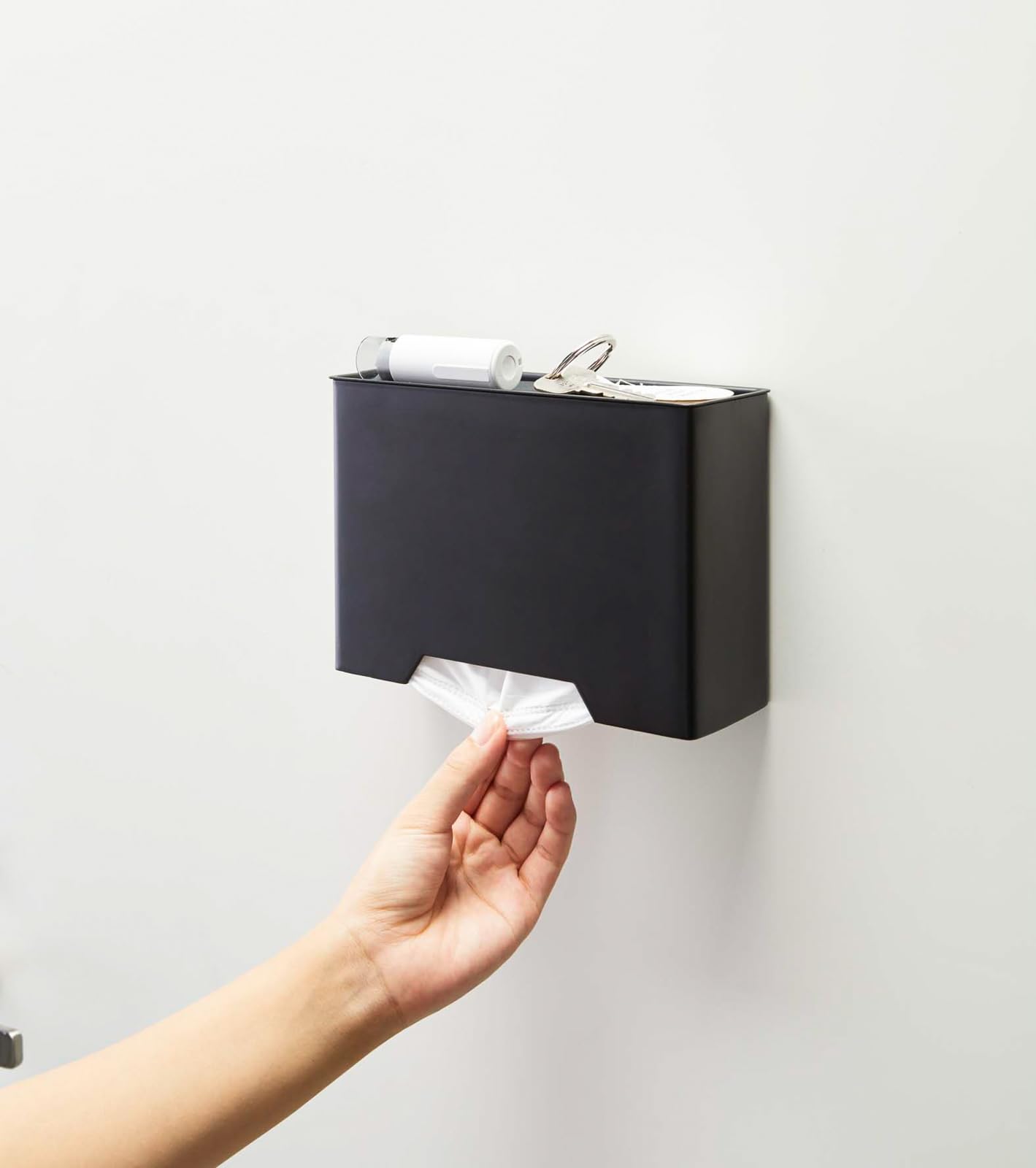 Amazon.co.jp: 山崎実業(Yamazaki) マグネット マスクホルダー