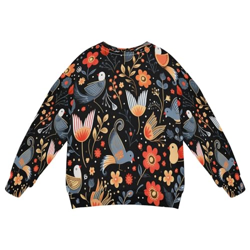 Cartoon Pattern Cute Condors Kids Sweatshirt Soft Long Sleeve Pullover Crewneck Tops Shirts for Boys Girls2