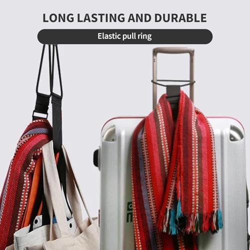 Image of 2 Pack Elastic Fastening Belt for Luggage, 2025 Luggage Straps, Travel Belt for Suitcase Handle Handbag Backpack Spinner Carry on Travel Airport