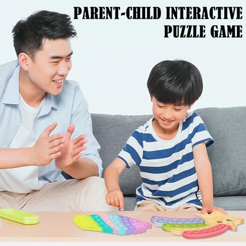 BDSHUNBF 2PCS Fidget Toy, Poppit Antistress, Push