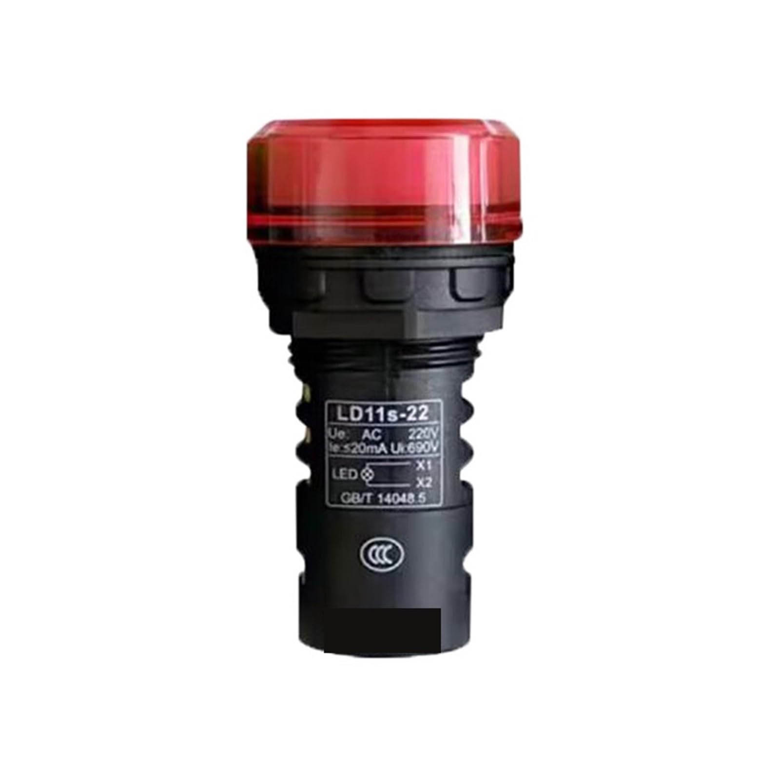 Luz indicadora LD11s-22 de descarga roja soluciona fallos de tensión 2