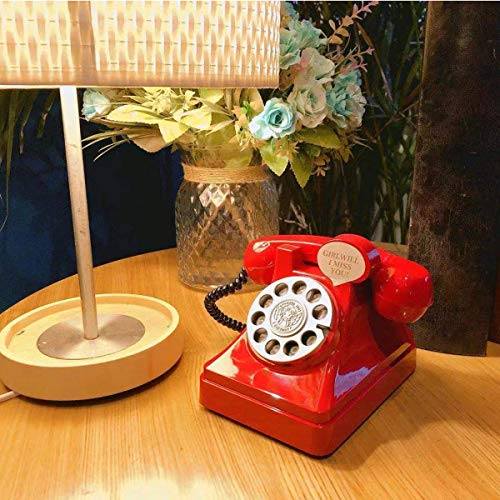 Statuen Ornamente für Zuhause Kreative Einfache Persönlichkeit Warme Retro-Modell Telefon Ornamente