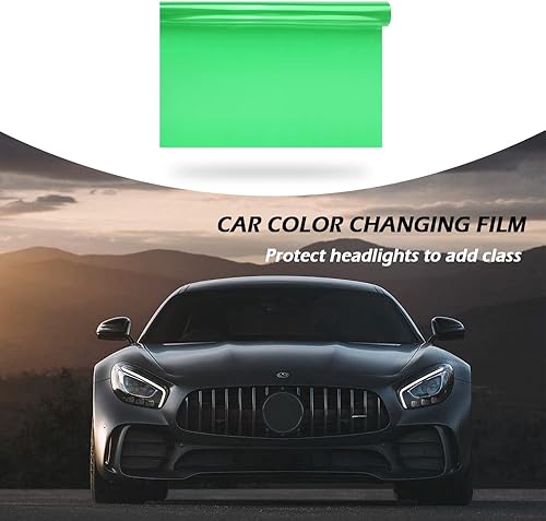 Miniatura 4 de Película tintada de 12 x 48 pulgadas para luz de automóvil, cortable y elástica, protector de vinilo vívido para faros delanteros traseros y