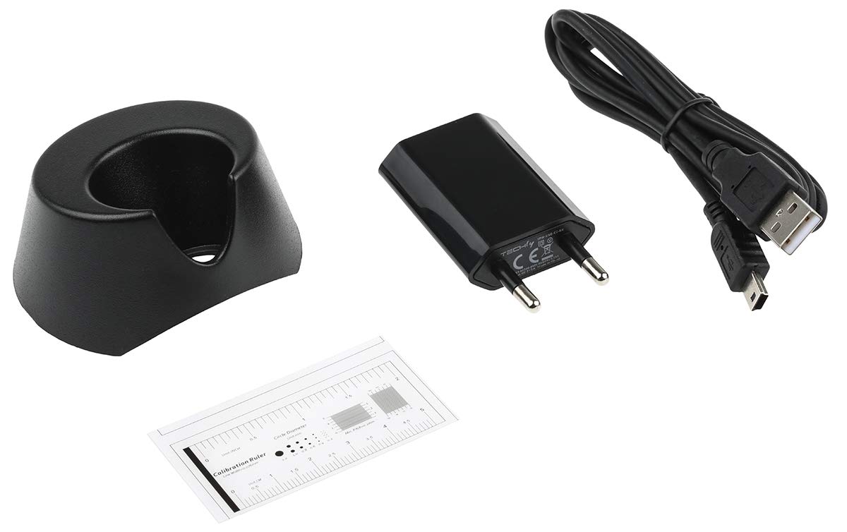 RS PRO Mikroskop USB WiFi, powiększenie 500 → 600 x 30 kl./s, LED, 1280 x 1024 pikseli, zasilanie bateryjne