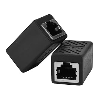 Generic RJ45 Cable Extender, Small Size Lightweight Easy to Connect Ethernet LAN Better Connection for Home'