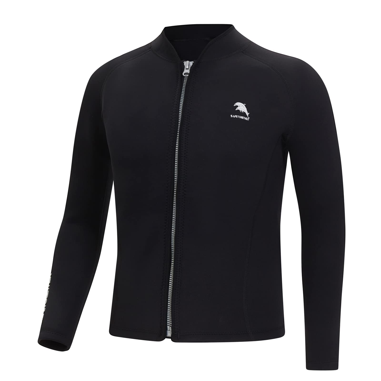 Mute Giacca Uomo 2mm Neoprene Top Surf Suit Top Giacca Maniche Lunghe Cerniera Frontale Nuoto Surf Tute Top Giacca Diving